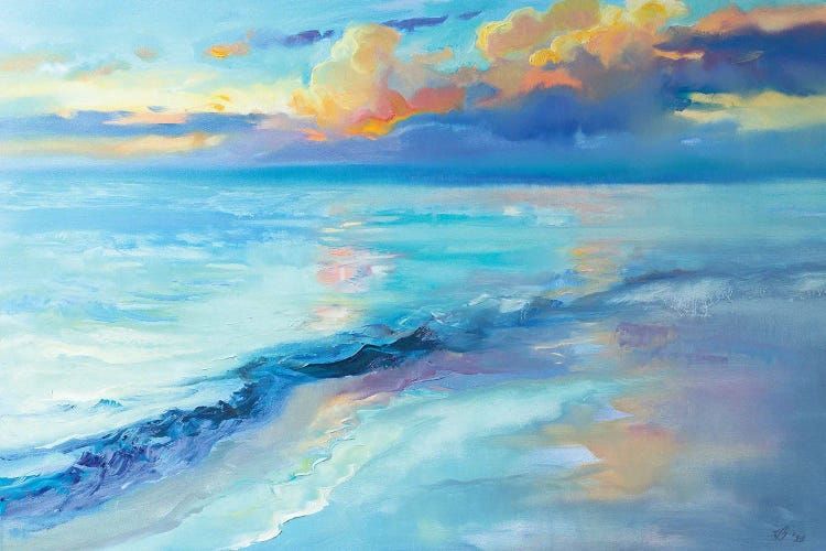 Tranh sơn dầu biển tại tranh phương nguyên