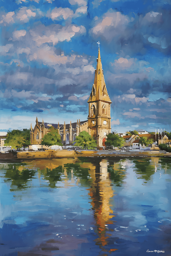 Tranh phong cảnh châu âu tranh phuong nguyen