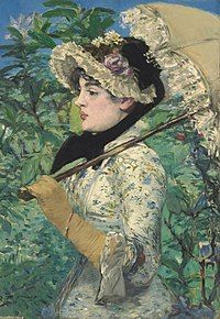 Bức danh họa Spring (Le Printemps) - Mùa Xuân - Édouard Manet