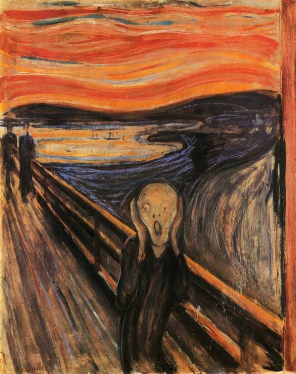 Bức danh họa The Scream – Tiếng Thét – Edvard Munch